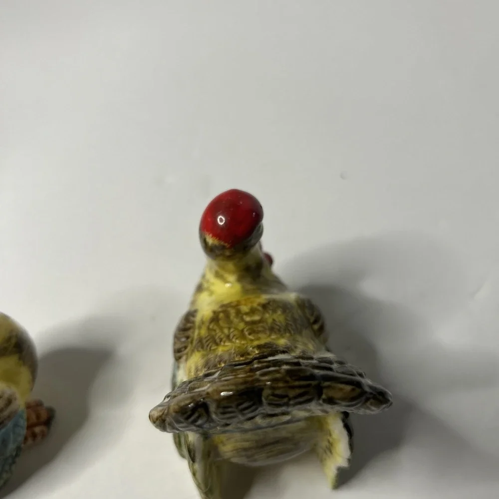 Vintage Ceramic Turkey Figurine Salt & Pepper Shakers Japan